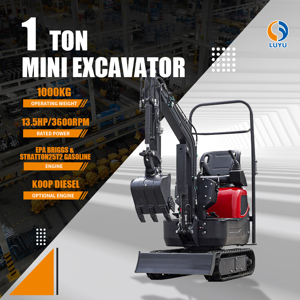 1 Ton Mini-Excavator EPA and Euro V Compliant