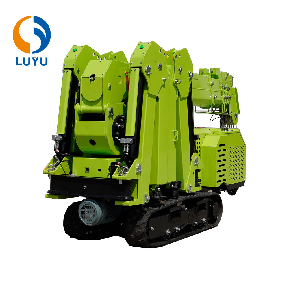 LUYU Spider Crane – Compact Power for Precise Lifting