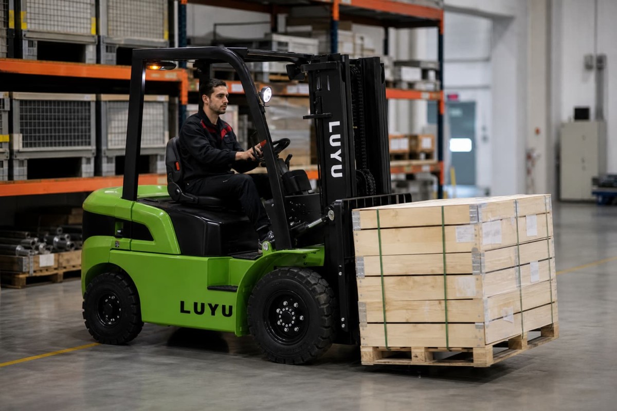 LUYU electric forklift (2) LUYU electric forklift (2)