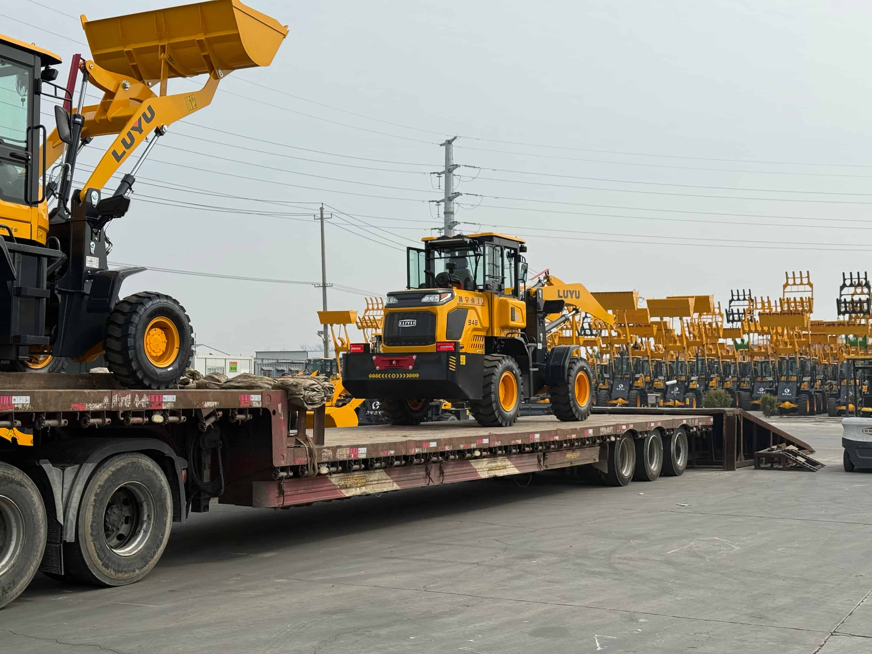 30 Wheel Loaders from LUYU Dispatched to South America