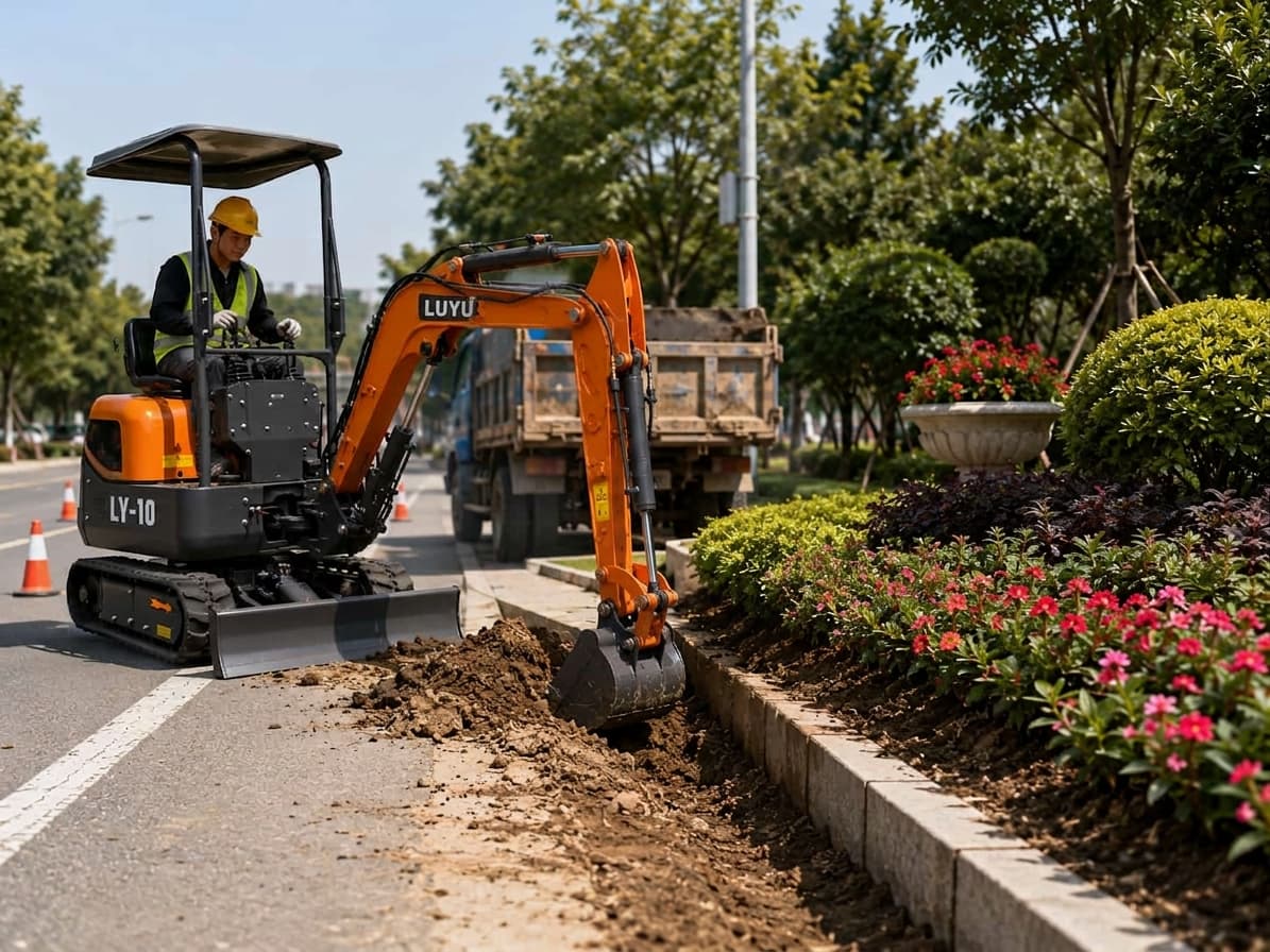 mini excavator LUYU