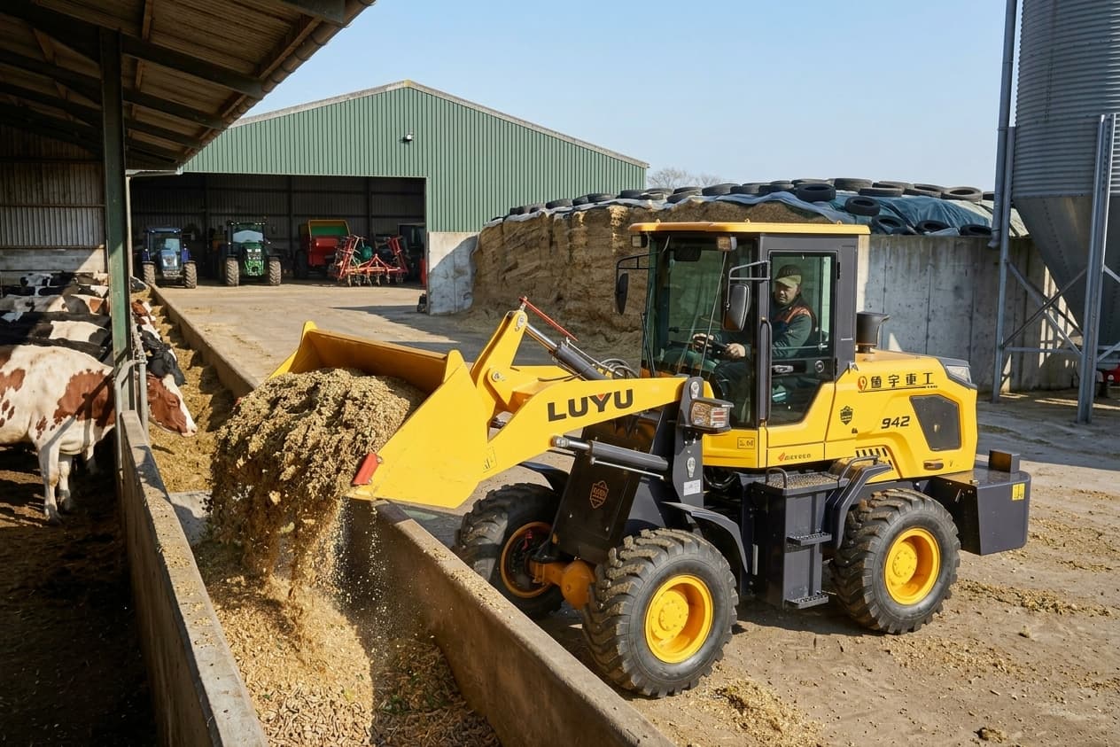 How to Choose a Compact Wheel Loader for Livestock Farms: An Application Guide to 2-Tonne Machines