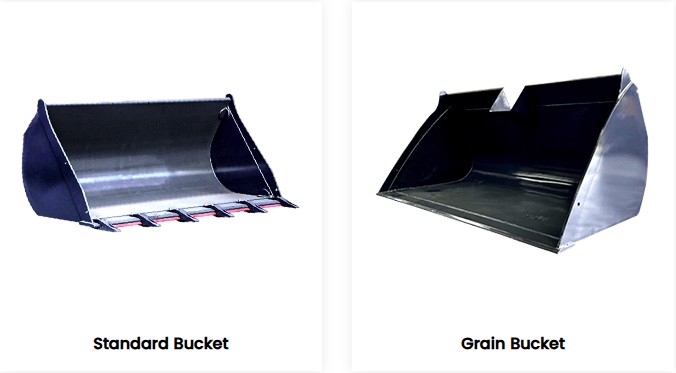 Grain bucket vs standard bucket