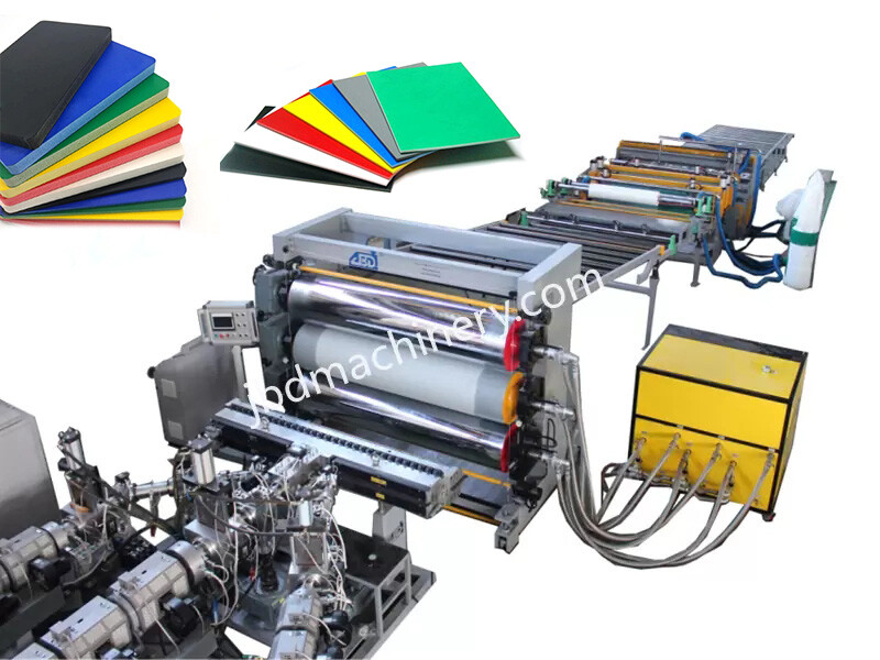 PVC/EVA、PE/TPO Mono or Multi Layer Sheet Production Line