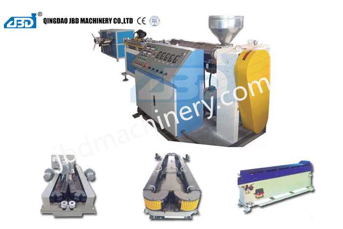 PE/PVC Single/Double Wall Corrugated Pipe Production Line