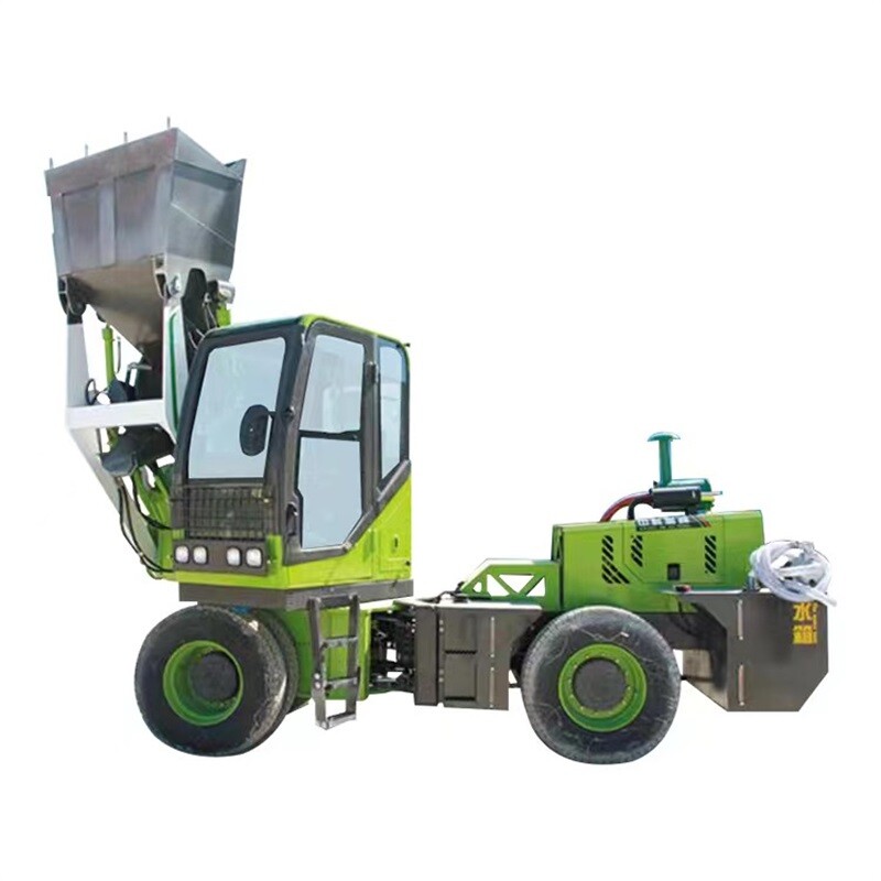 Self-loading Concrete mixer truck