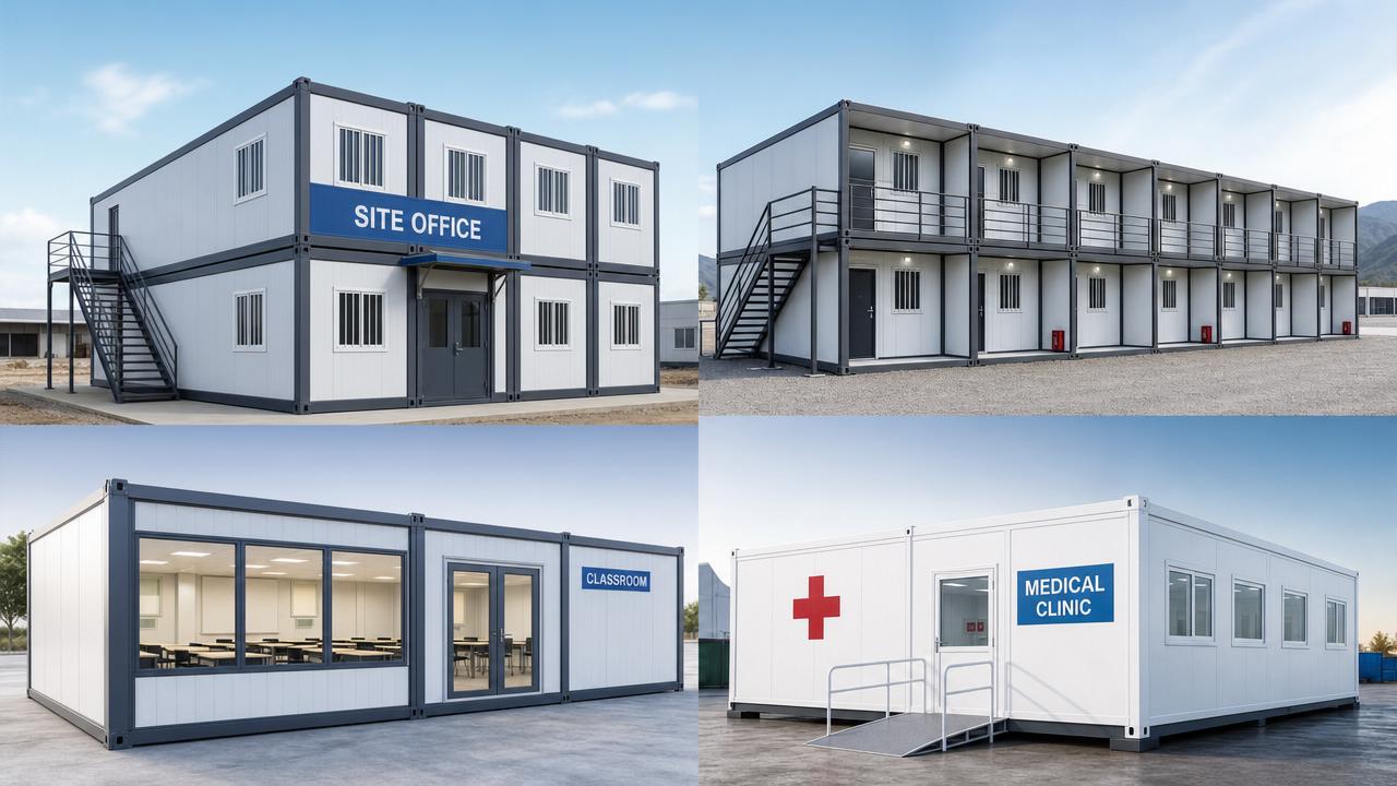 Best Container House Applications for Site Offices, Camps, Classrooms, and Clinics