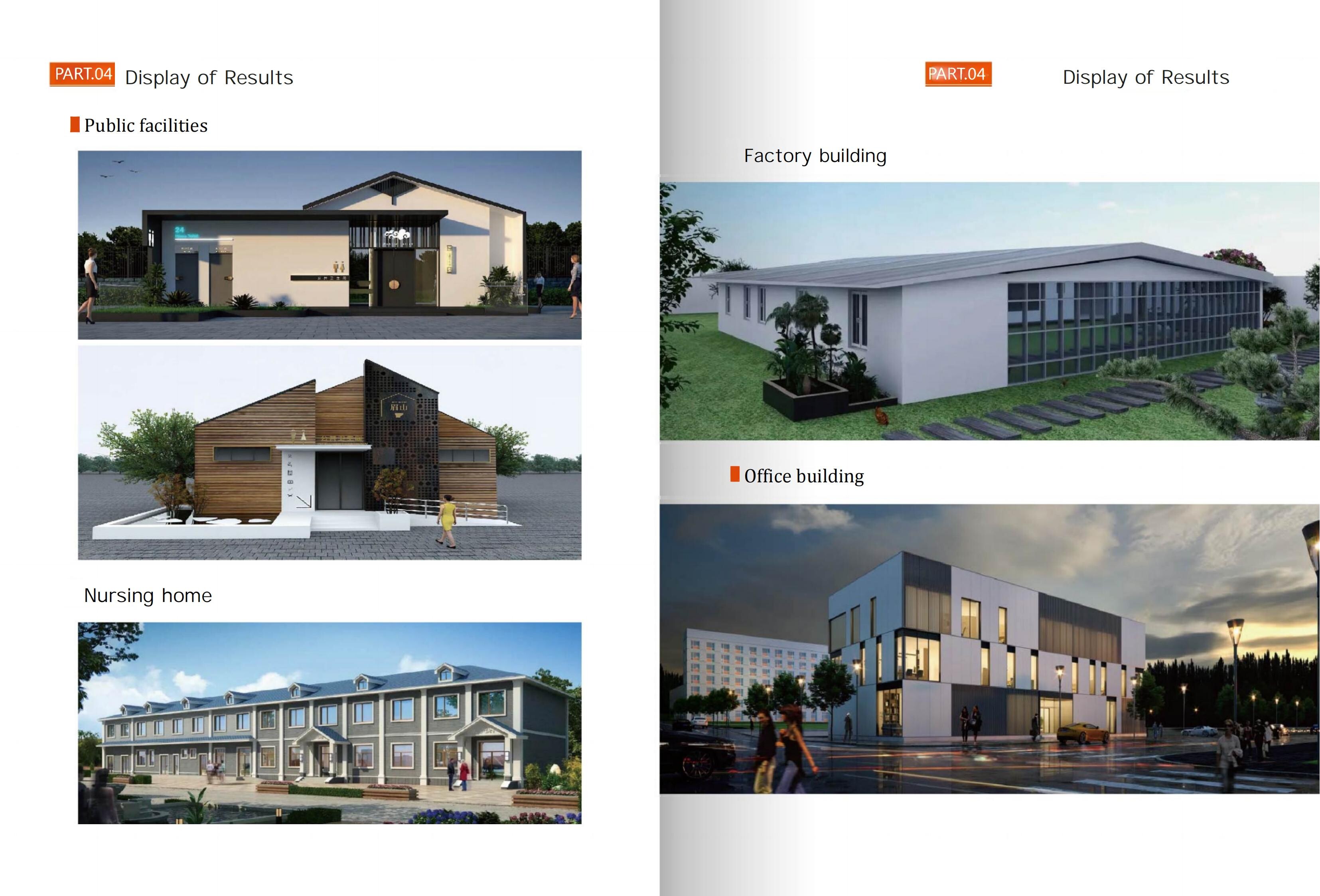 Luxury Comfortable Prefab House Quick Assemable Light Steel Villa Prefabricated Light Gauge Steel Frame House