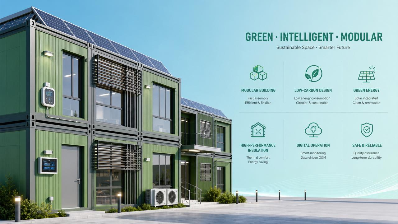 Tendances 2026 des nouveaux bâtiments préfabriqués écologiques et intelligents