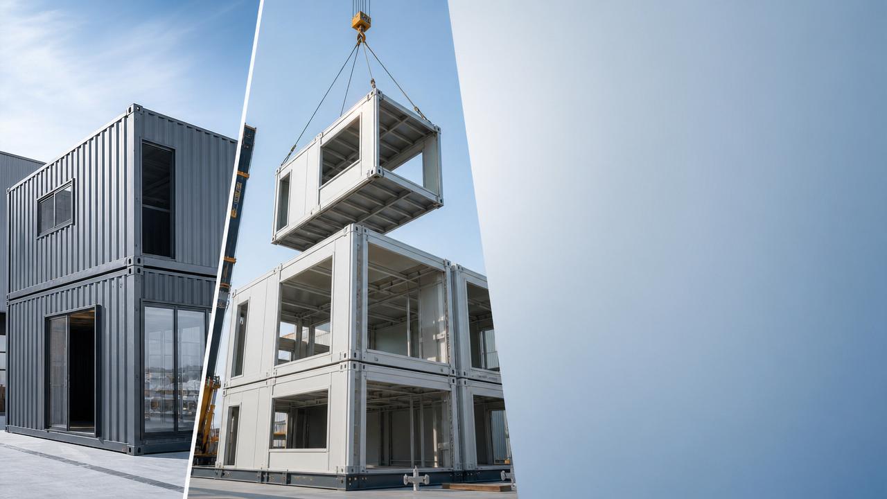 Conteneur Maison vs Bâtiment modulaire: Principales différences en coût, vitesse et flexibilité