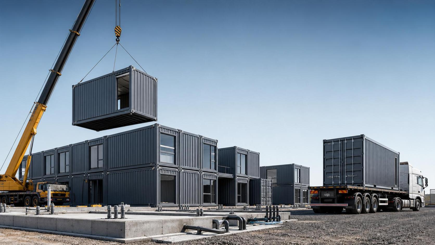 Bâtiments modulaires pour projets accélérés : facteurs influençant la livraison et l'installation