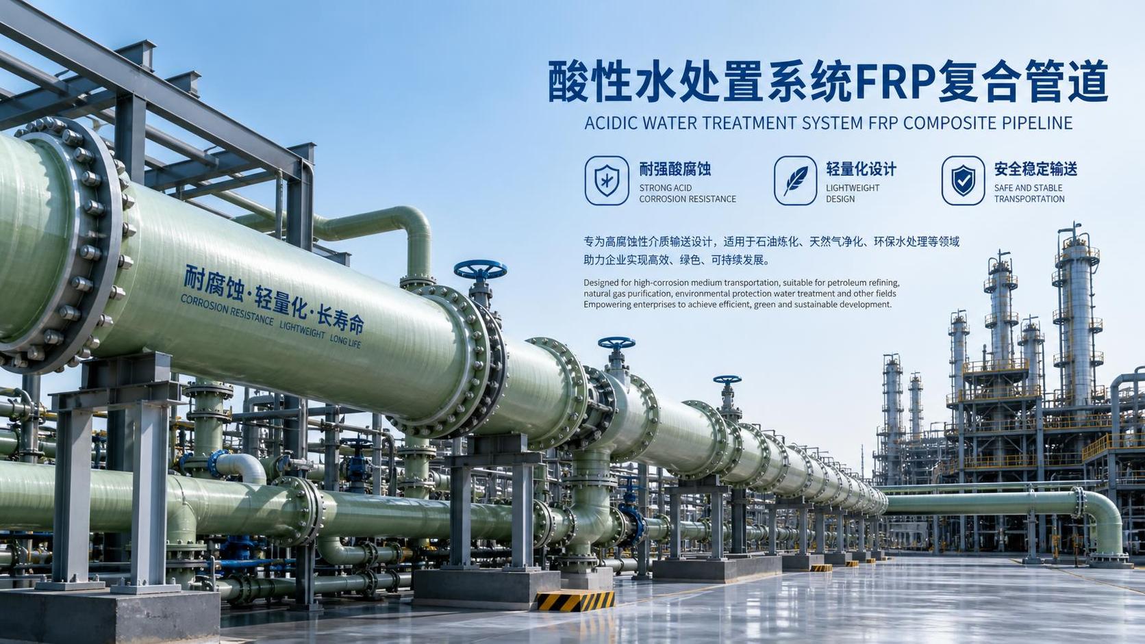 How FRP Pipe performs in sour water disposal applications