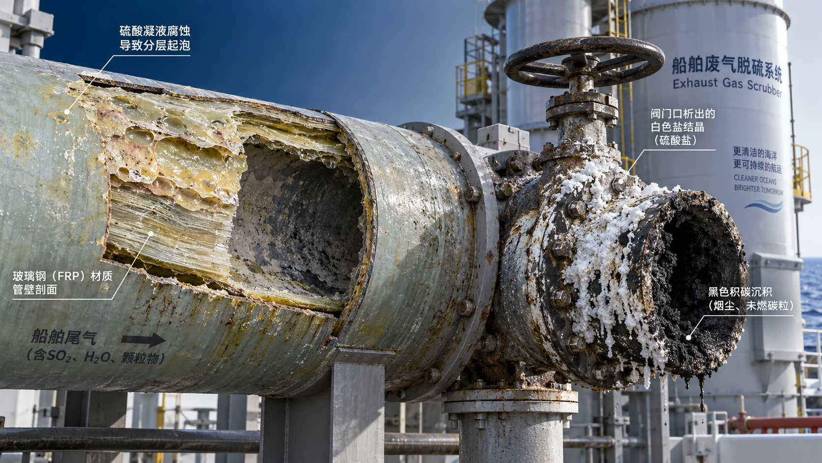 Scrubber System Maintenance Downtime: Root Causes of Corrosion and Blockage in Marine Exhaust Lines
