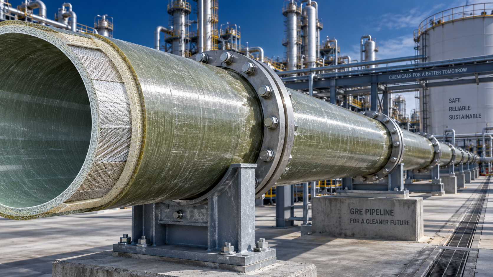 Glass Reinforced Epoxy Pipe Specifications: Key Strength and Temperature Limits for Chemical Transfer
