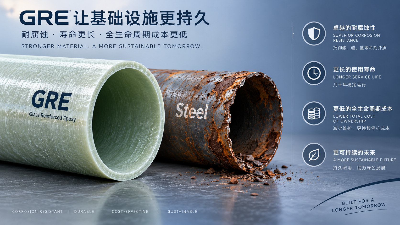 GRE vs. Steel Piping for Corrosive Fluids: Which Option Delivers Lower Total Ownership Cost?