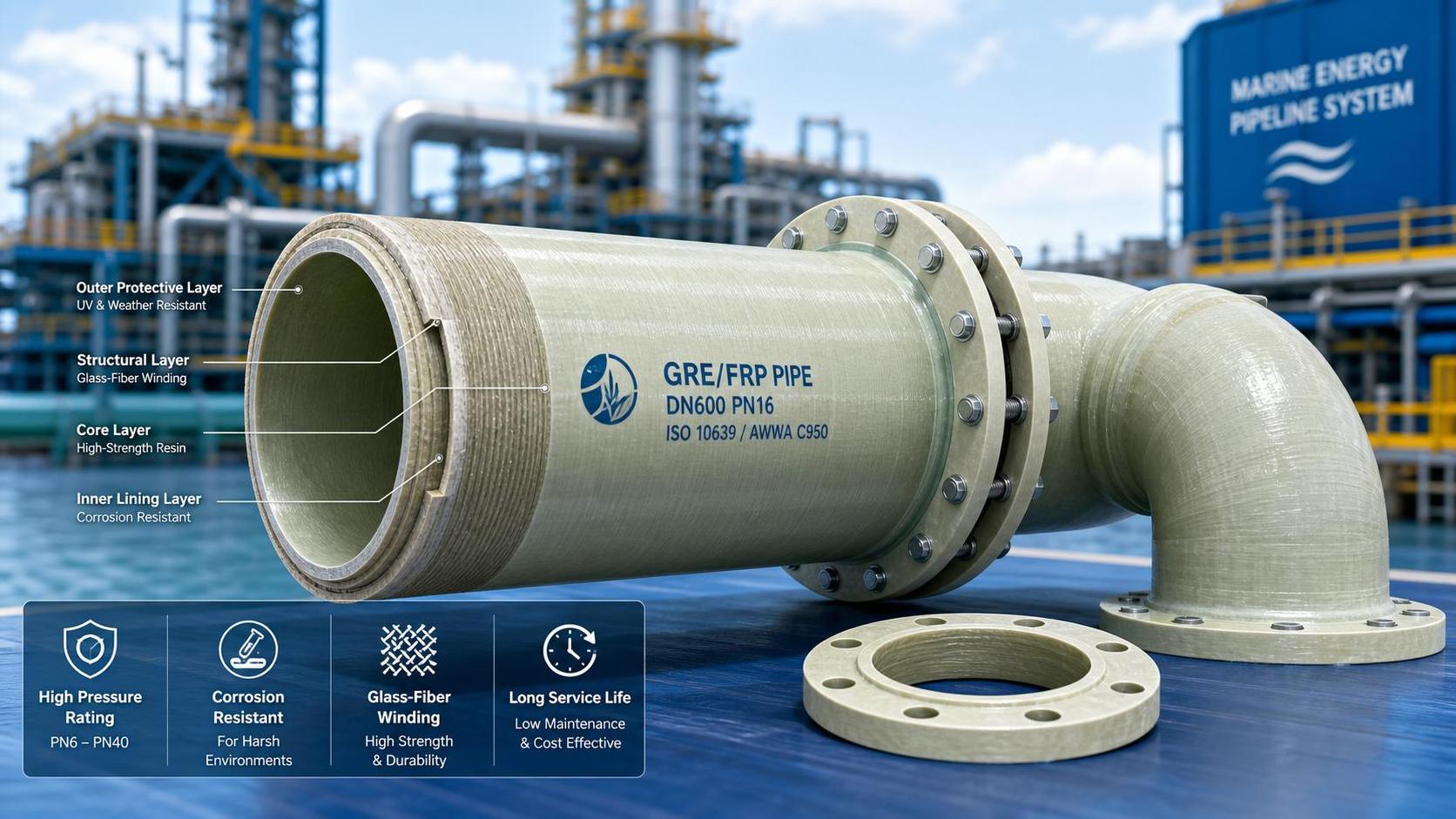 FRP Pipe Pressure Ratings Explained Simply