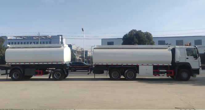 SHACMAN Remorque complète de citerne à carburant 20000L