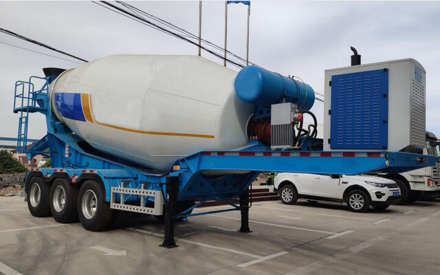 SHACMAN Concrete Mixer Trailer
