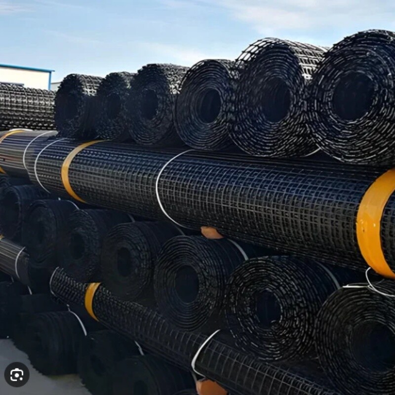Steel-Plastic Biaxial Geogrid