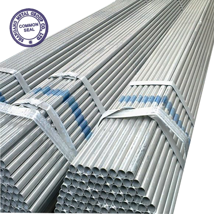 GI Round Pipe 1.5 Inch 2 Inch 2.5 Inch Galvanized Steel Pipe Tube