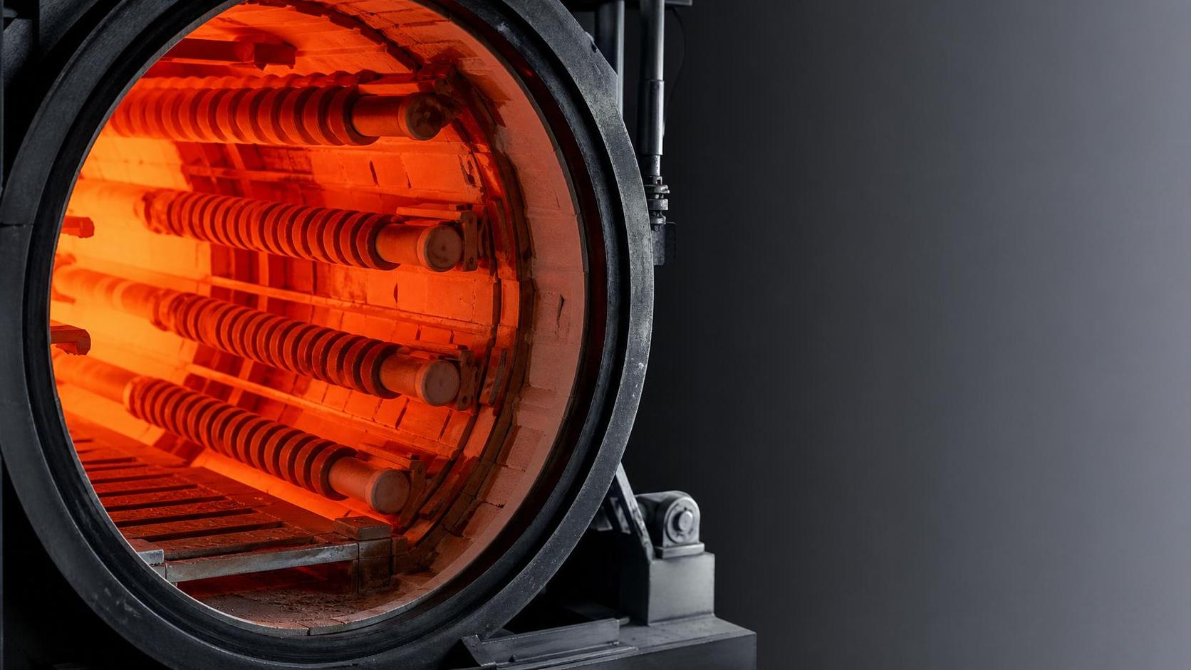 Why does furnace temperature drop after long heating element use?
