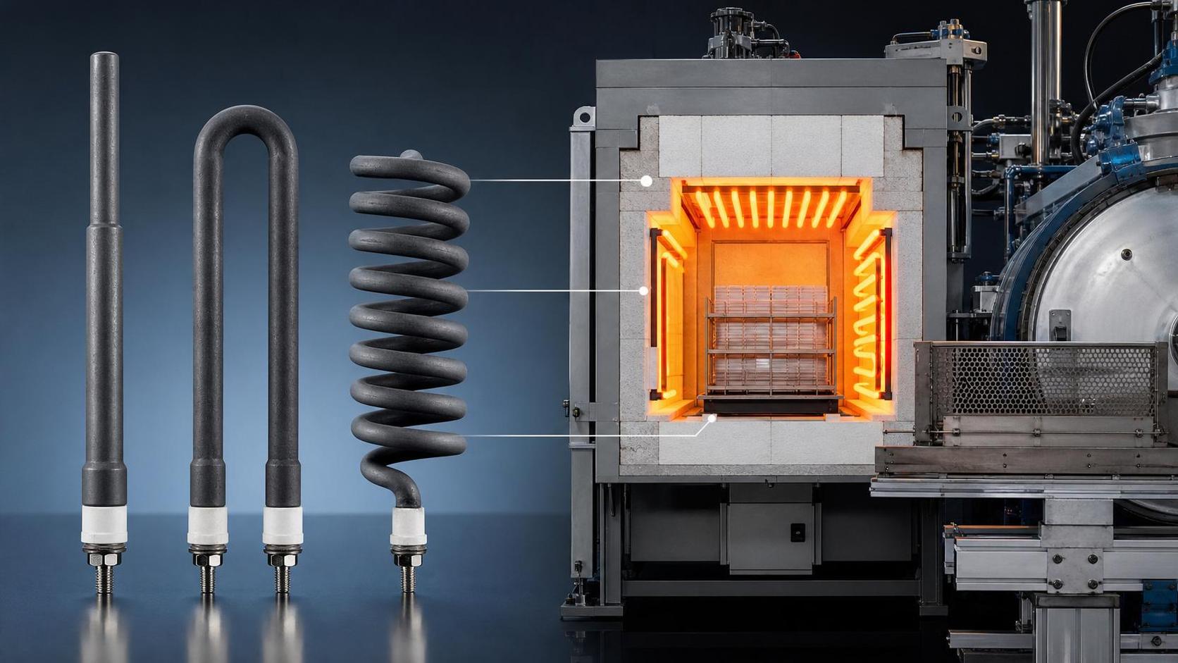 Silicon Carbide Heating Element Types Explained: Rod, U-Shaped, and Spiral