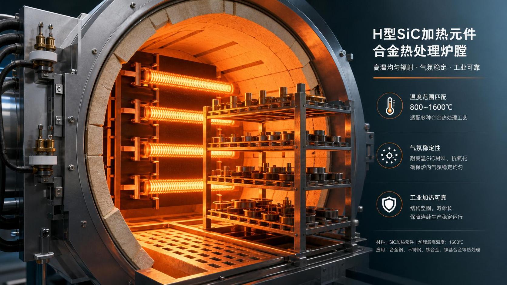 How to Choose the Right SiC Heating Element for Furnace Temperature Range