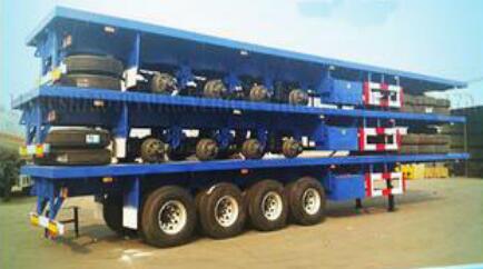 SHACMAN 4 Axles Flatbed Trailer