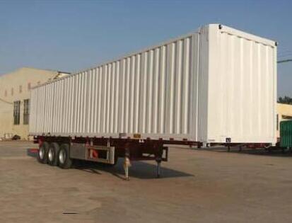 SHACMAN 4 3 Axles Box Cargo Trailer