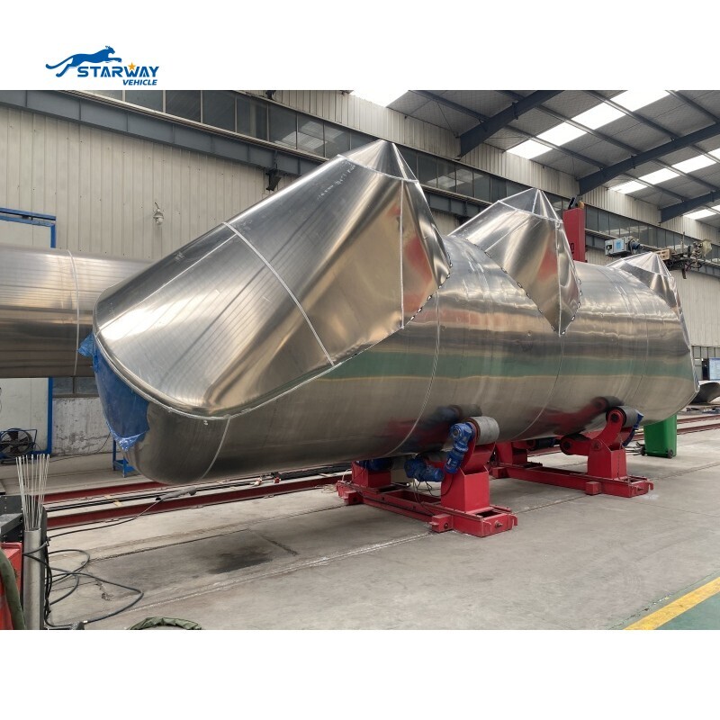 60 cbm Bulk Flour Tanker Semi Trailer