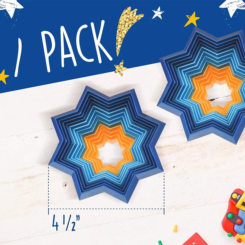 Fidget star sensory toys to help calm & focus - 3D star shaped fidget toys