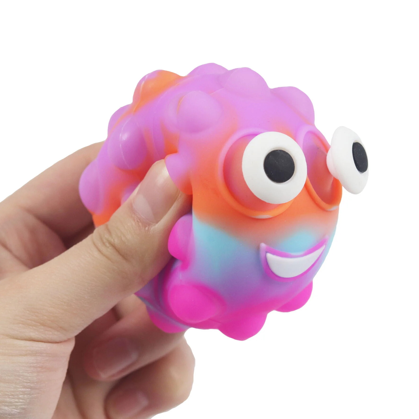 Pop bubble squeeze ball with eyes push pop sensory toys composition fidget toys