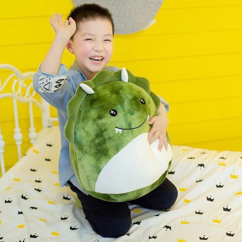 Stuffed dinosaur soft animal plush hugging pillow ultrasoft pillow plush toy