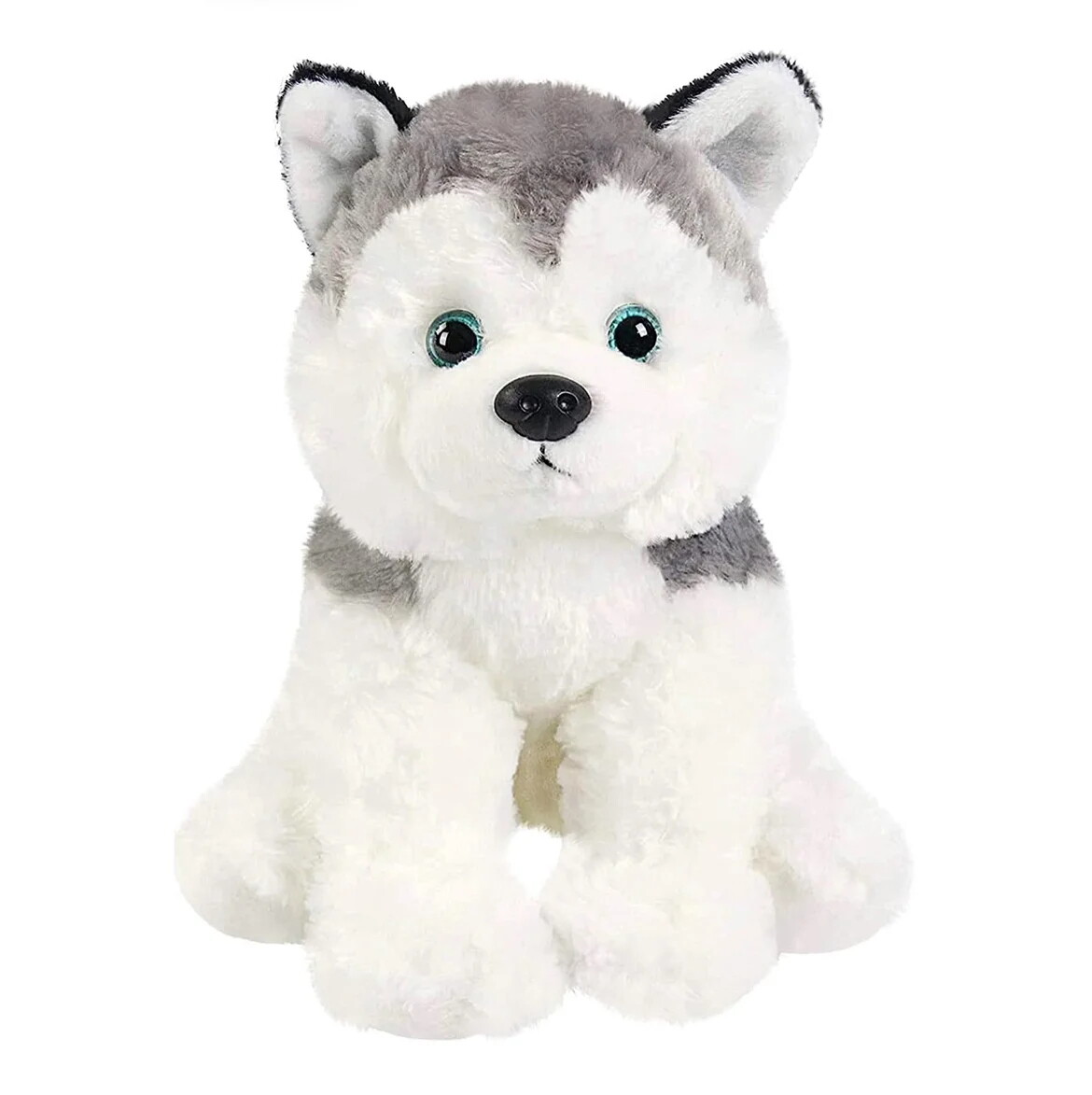 High quality plush toy husky stuffed toy soft material animals adorable holiday gifts for kids High quality plush toy husky stuffed toy soft material animals adorable holiday gifts for kids