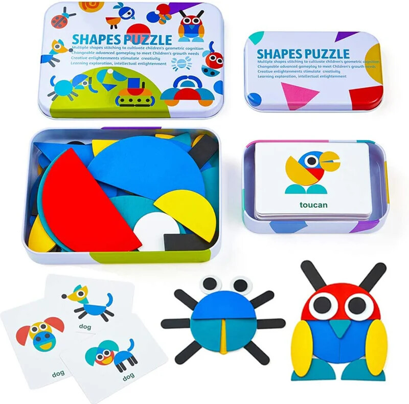 animals shapes puzzle animals shapes puzzle