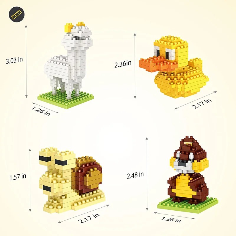 Party favors for kids mini animals building blocks educational toys goodie gifts Party favors for kids mini animals building blocks educational toys goodie gifts