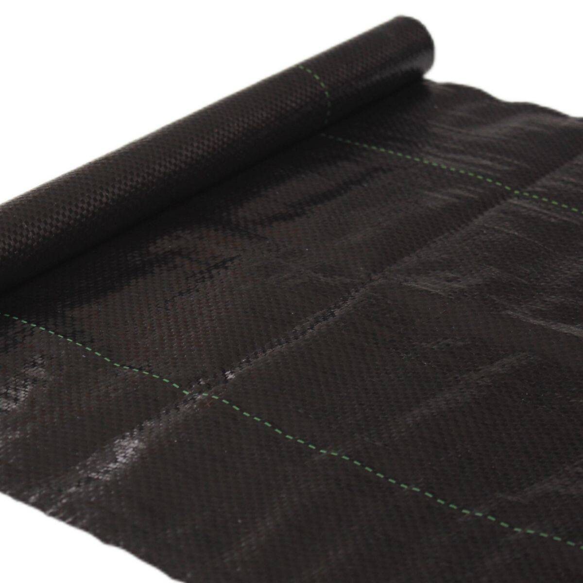 Tejido para control de malezas en jardines