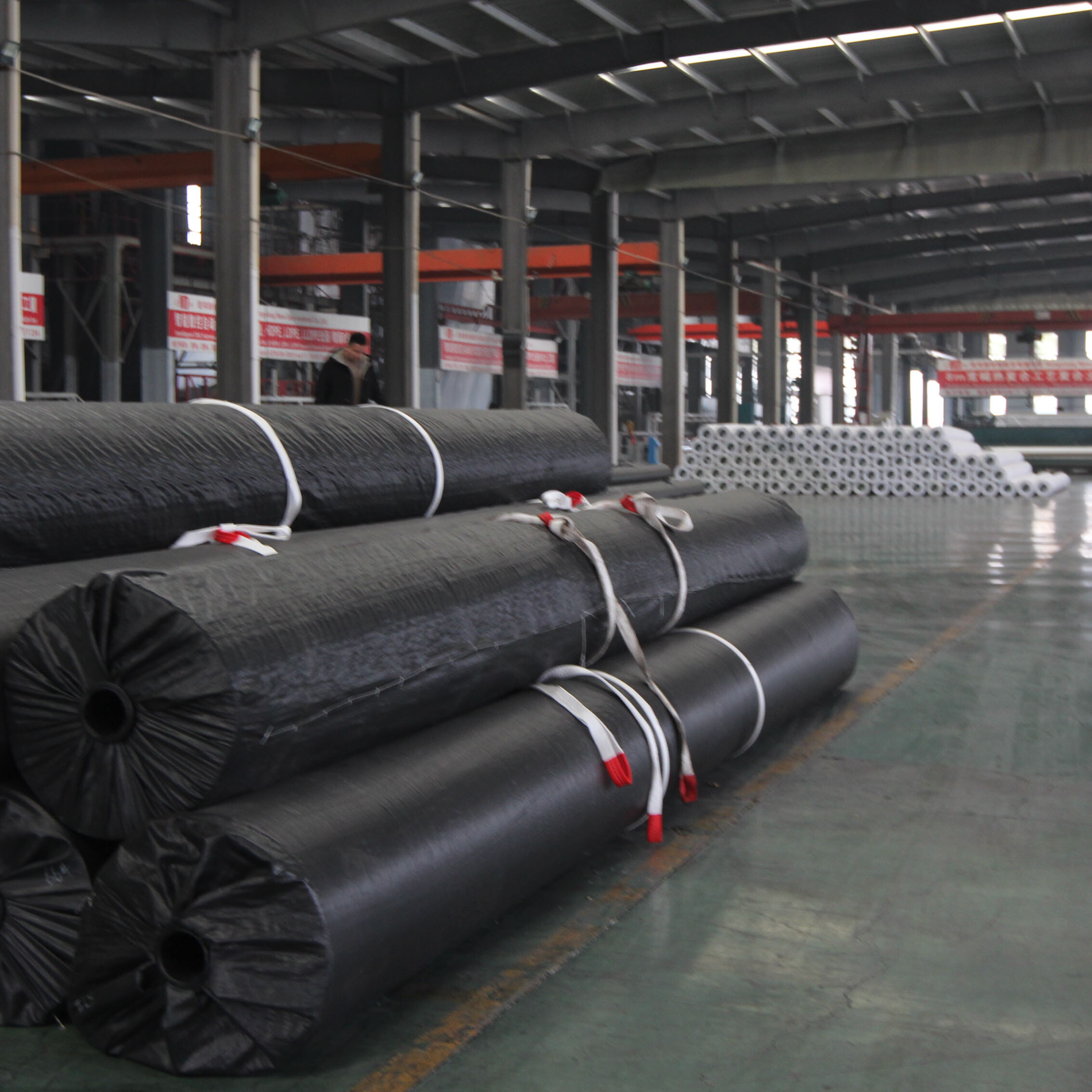 Tissu géotextile à filaments continus brûlés