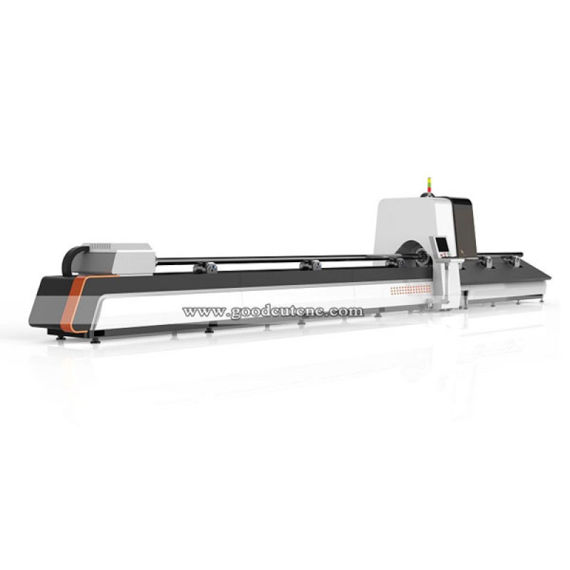 La machine de découpe de tubes métalliques au laser à fibre GC-FR6020 coupe les tubes pour l'acier