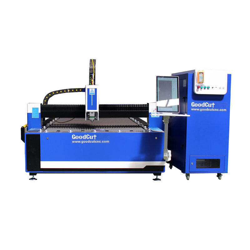 Machine de découpe laser à fibre GC1530F avec armoire indépendante pour la découpe SS CS MS Al Cu