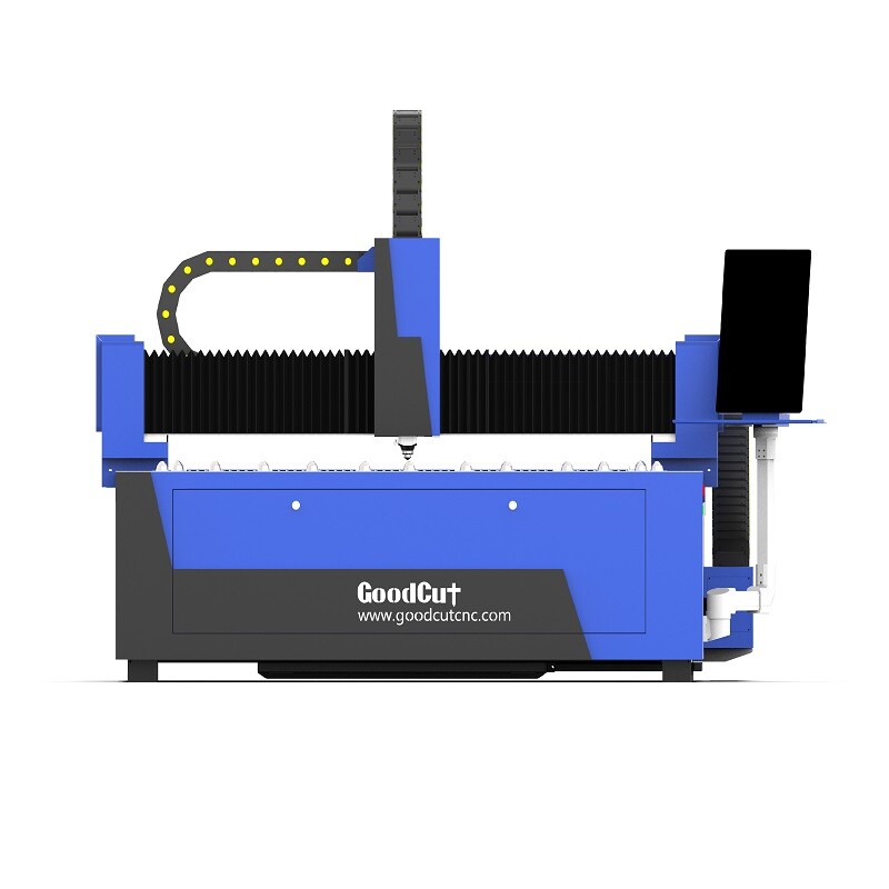Machine de découpe laser à fibre GC1530F avec source laser Raycus Max IPG pour la découpe de l'acier inoxydable et de l'acier au carbone