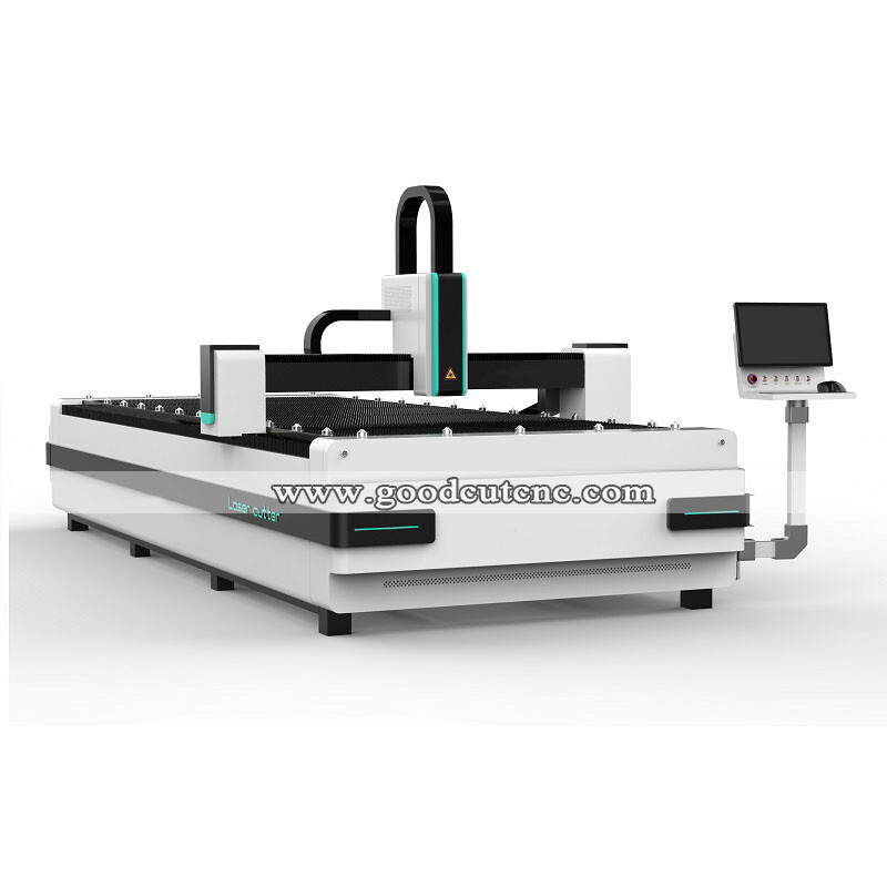 Machine laser à fibre GC1530F 1000W 1500W 2000W pour la découpe de tôles en acier inoxydable de 5 mm