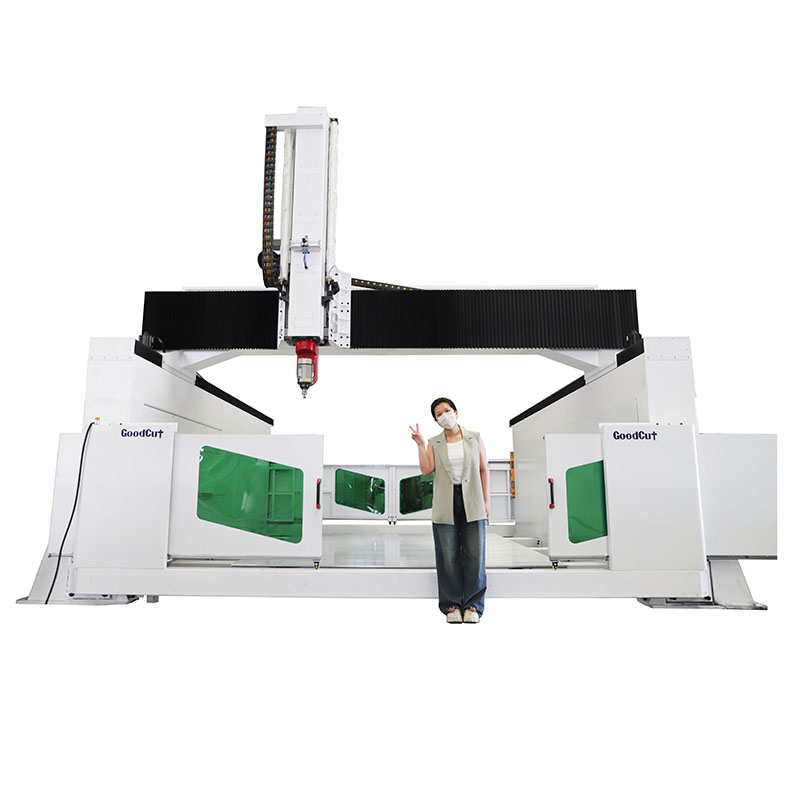 GC2040 Haut Niveau - Machine CNC 5 Axes pour Bois, Mousse EPS, Pierre, Aluminium et Modèles de Moulage
