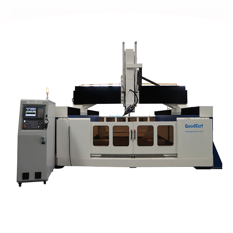 GC1325ATC-4 Axes Cadre Renforcé Grande Taille CNC Routeur avec Broche ATC Rotative Motifs de Moulage