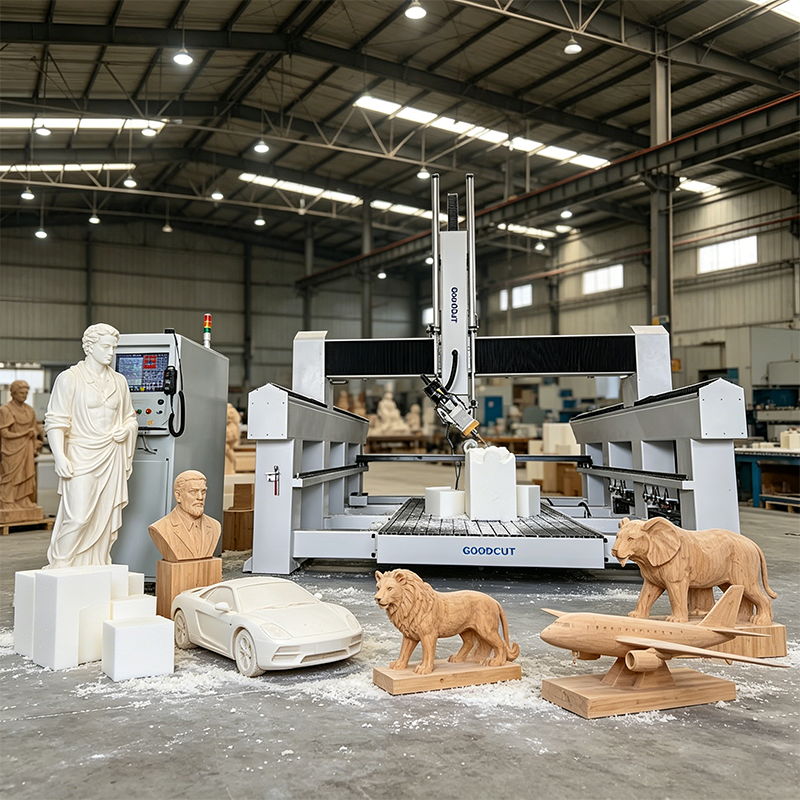 Routeur CNC GC2040ATC-4 axes 180 degrés pour modèles de moulage