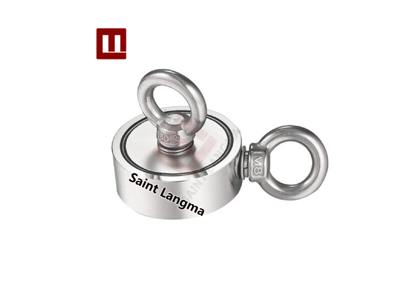 Custom Fishing Magnet Neodymium Magnets with 2 hooks Custom Fishing Magnet Neodymium Magnets with 2 hooks