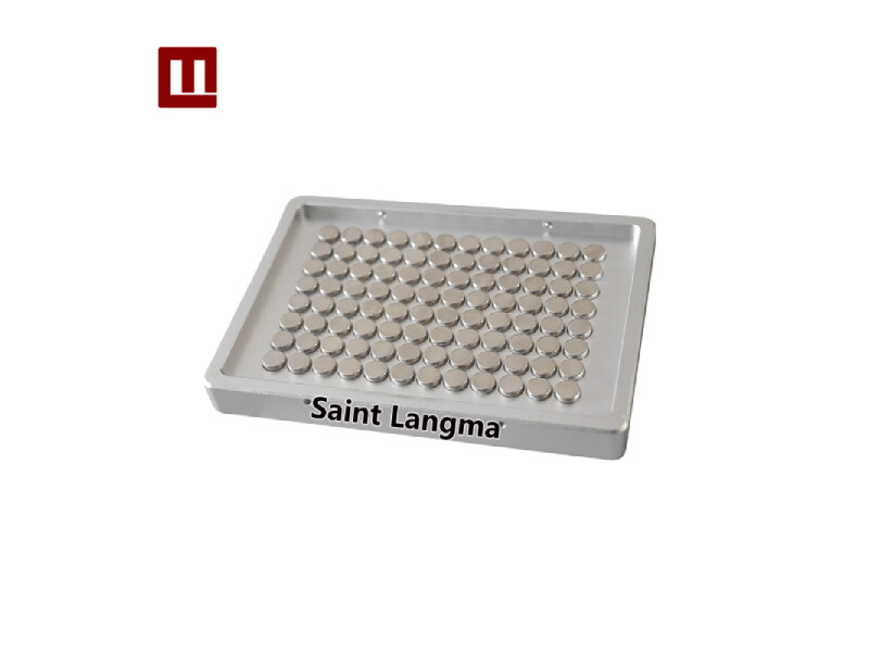 Custom 96 well plate magnetic separation rack Custom 96 well plate magnetic separation rack