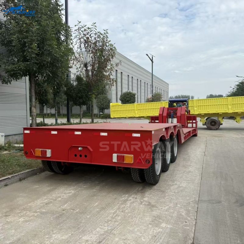 Détachable Gooseneck Lowboy Trailer