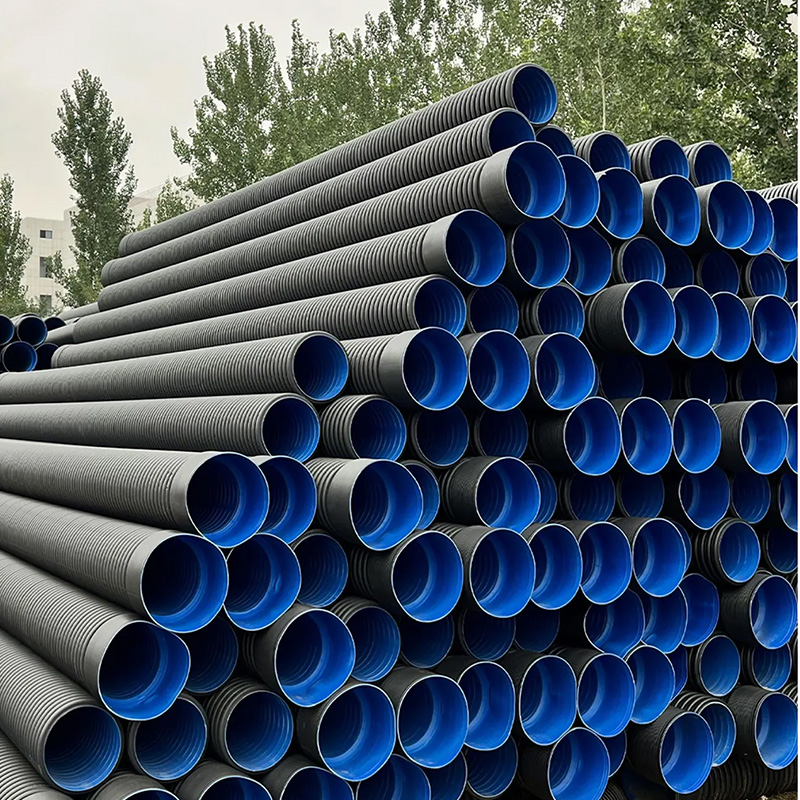 Double-wall corrugated pipe