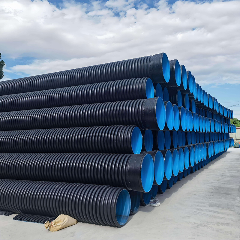 Double-wall corrugated pipe